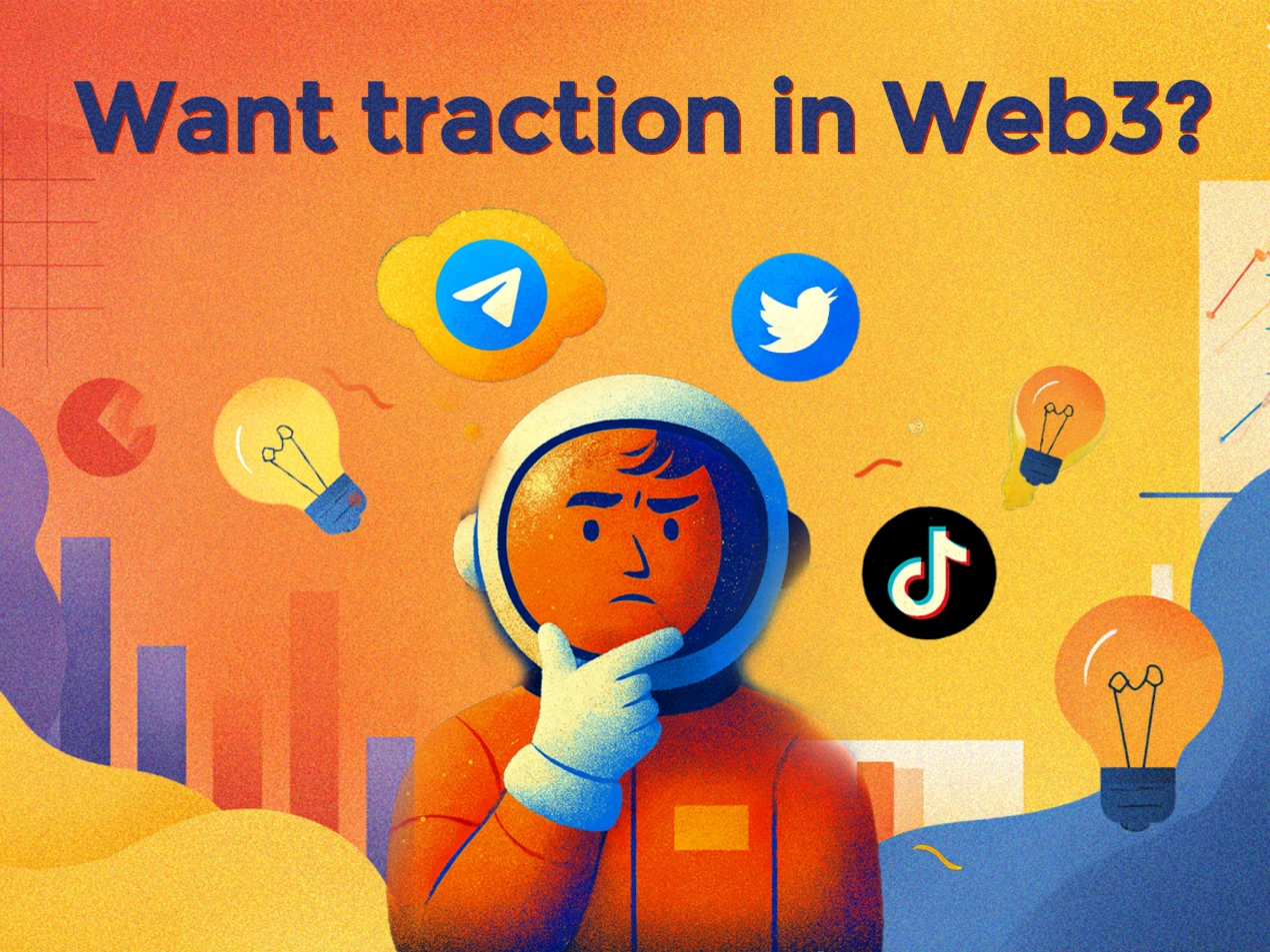 Top Crypto Marketing Channels in 2025 - a man in an astronaut suit